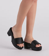 Total Trendsetter – Klobige Plateausandalen