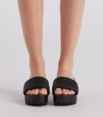 Total Trendsetter – Klobige Plateausandalen