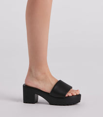 Total Trendsetter – Klobige Plateausandalen