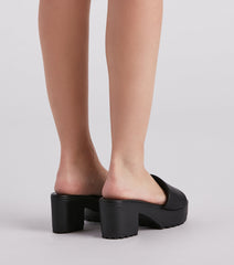 Total Trendsetter – Klobige Plateausandalen