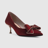 Zapatos de vestir de tacón rojo