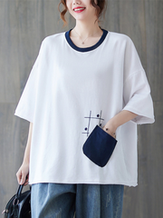 Time Will Come Loose Round Neck Top