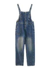 Spring Stylish Large Size Loose Denim Overalls