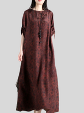 Vestido de corte A con cuello redondo de Lot Of Love