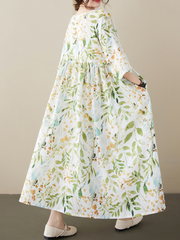 Vestido camisero de algodón con lunares "Ilumina tu mundo"