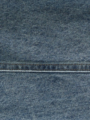 Look Good – Kurz geschnittene Denim-Latzhose mit hoher Taille