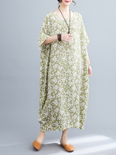 Vestido caftán de cuello redondo "Eres mi destino"