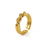 Twist Braid Gold Ring