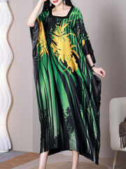 Feel The Moment Square Collar Loose A-line Dress