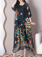 Vestido de corte A con cuello redondo de Mad In Love