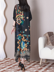 Vestido de corte A con cuello redondo de Mad In Love