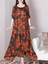 Vestido de corte A con cuello redondo y cintura media de Daily Ritual