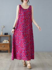 Vestido de corte A con cuello redondo Never Look Back