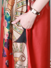 Vestido de corte A con cuello redondo de Mad In Love