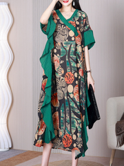 Vestido caftán de manga corta con cuello en V de Dream Girl