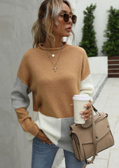 Suéter Lux con bloques de color