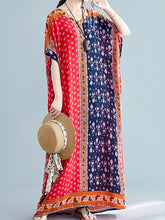 Vestido caftán oscuro y frío