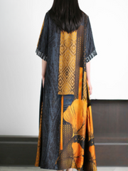 Vestido holgado de corte A con escote en V Just My Type