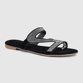 Zapatillas de verano de una sola tira, zapatos planos suaves