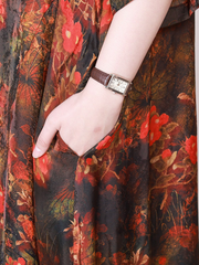 Daily Ritual A-Linien-Kleid mit Rundhalsausschnitt und mittlerer Taille