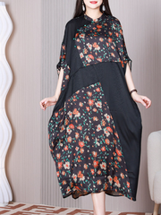 Pouse The Moment – A-Linien-Kleid mit Stehkragen
