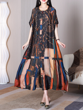 Vestido de corte A con cuello redondo Let Her Go