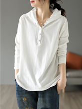 Damen Baumwollpullover Tragbarer Kater-Hoodie
