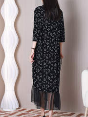 Angel Of Mine V-neck A-line Dress
