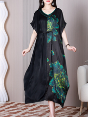 Vestido de corte A con escote en V de Loose Your Dream