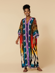 Chaqueta larga tipo kimono de rayón Look At The Sky