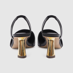 Pointy Toe Ankle Strap High Heels Pumps