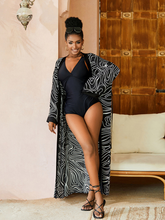 Beyond Imagination – Kimonojacke aus Rayon mit Baumstammmuster