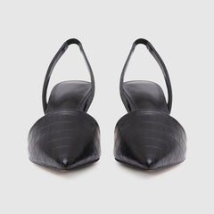 Pointy Toe Ankle Strap High Heels Pumps