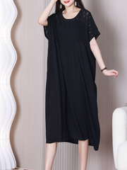 Vestido de cuello redondo y corte A de Dress the Population