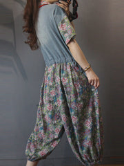 Mono vaquero con estampado floral Always Forever