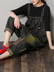 Janell – Latzhose mit Vichy-Karomuster