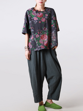 Tops de cuello redondo cómodos para uso diario