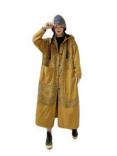 Chaqueta de plumas con capucha para abrigo estampado