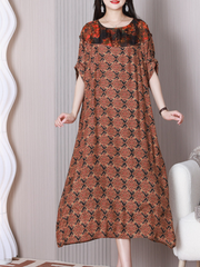 Vestido acampanado con cuello redondo "Sound Of Love"