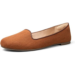 Flats Slip on Loafer Ballet Flat Shoes with +Comfort Heel Protection