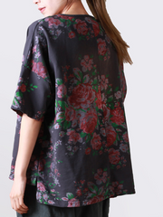 Tops de cuello redondo cómodos para uso diario