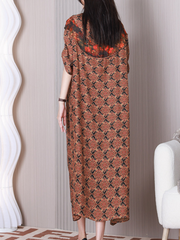 Vestido acampanado con cuello redondo "Sound Of Love"