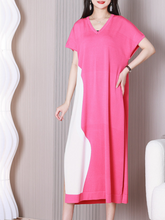 Vestido midi con cuello en V Look At The Sky