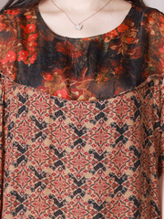 Vestido acampanado con cuello redondo "Sound Of Love"