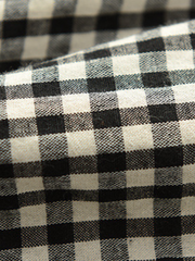 Pantalones harén casuales a cuadros con cintura elástica