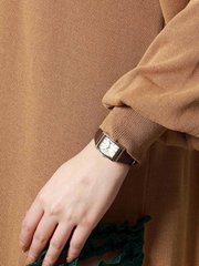 Vintage Party Wear Round Neck knitted Midi-Dress