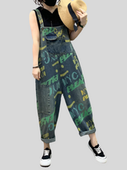 Feel The Moment – Jeans-Latzhose mit hoher Taille