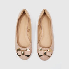 Ballet Flats With Bow