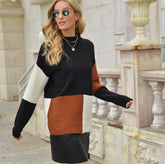 Suéter Lux con bloques de color