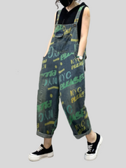 Feel The Moment – Jeans-Latzhose mit hoher Taille